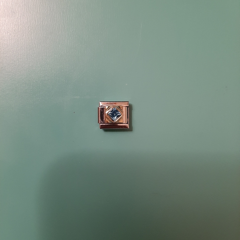 Italian Charm March Birthstone